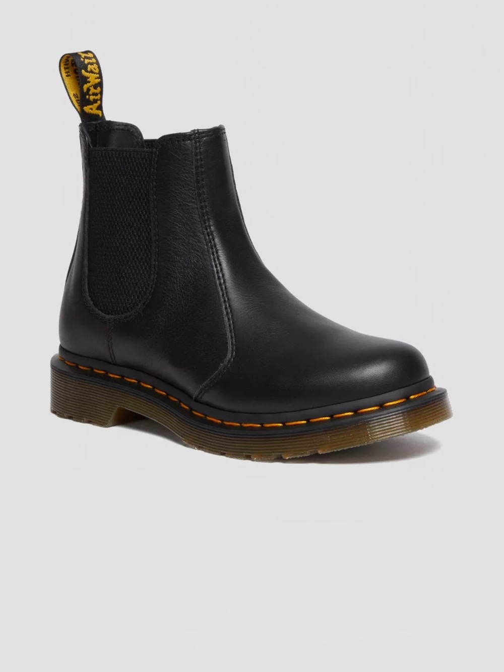 Dr. Martens Black Leather 2976 Virginia Chelsea Boot
